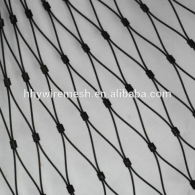 Animal enclosure mesh zoo mesh netting ferruled rope mesh cable netting