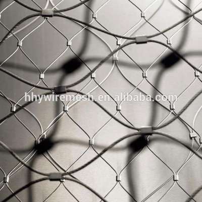 Bird netting zoo netting factory Stainless Steel Cable Rope Mesh