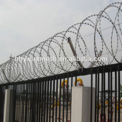 Factory Wholesale Top quality competitive price galvanized stainless steel razor barbed wire